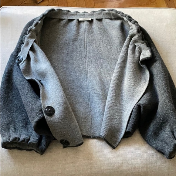 SOLD❌Rare vintage PRADA Gray Jacket/Sweater/Bolero Sz38 - Picture 4 of 9